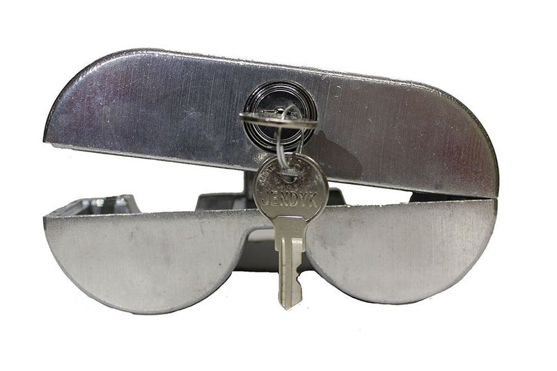 Jendyk YOKEMK4-KD Brushed Aluminum Double Knob Tractor Air Brake Lock (Keyed Differently), 1 Pack - Image 2